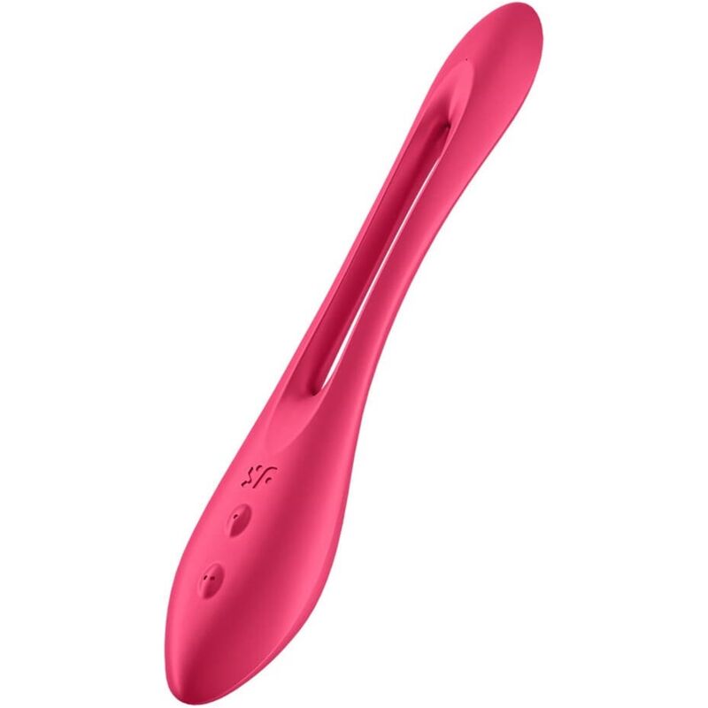SATISFYER - MULTI VIBRADOR ELÁSTICO JOY VERMELHO