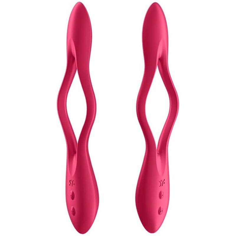 SATISFYER - MULTI VIBRADOR ELÁSTICO JOY VERMELHO