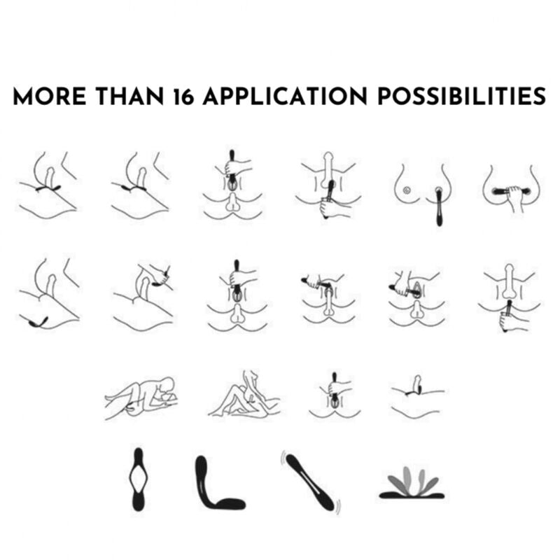 SATISFYER - MULTI VIBRADOR ELÁSTICO JOY VERMELHO