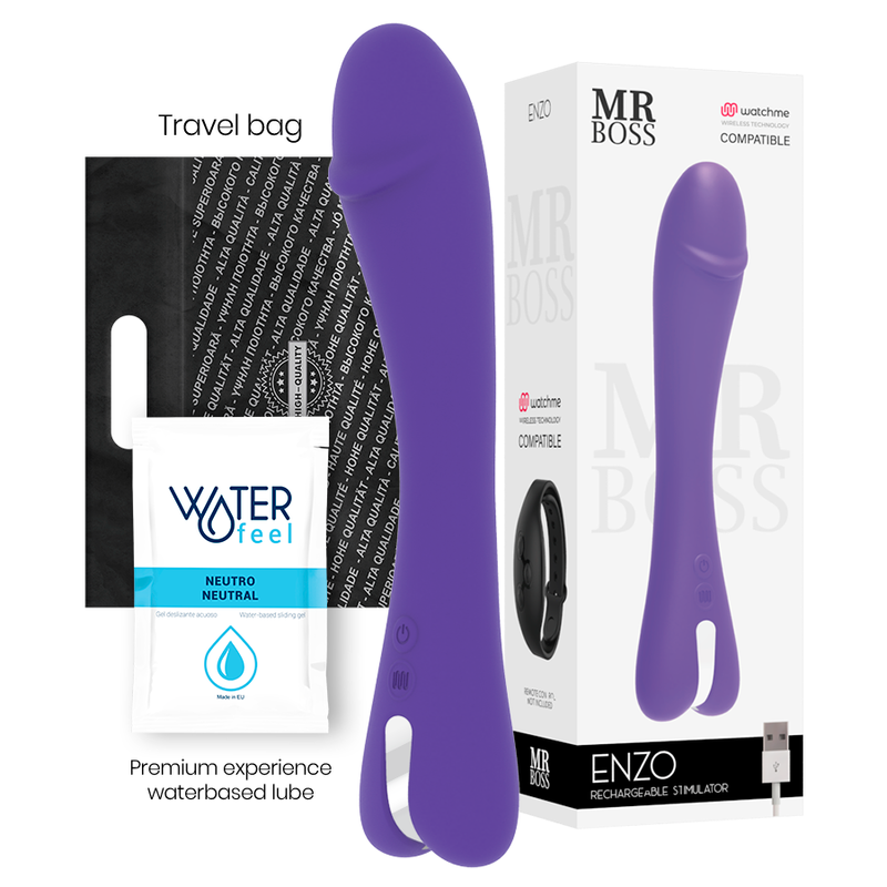 Mr Boss - Enzo Vibrador Watchme Tecnologia Sem Fio Compatível