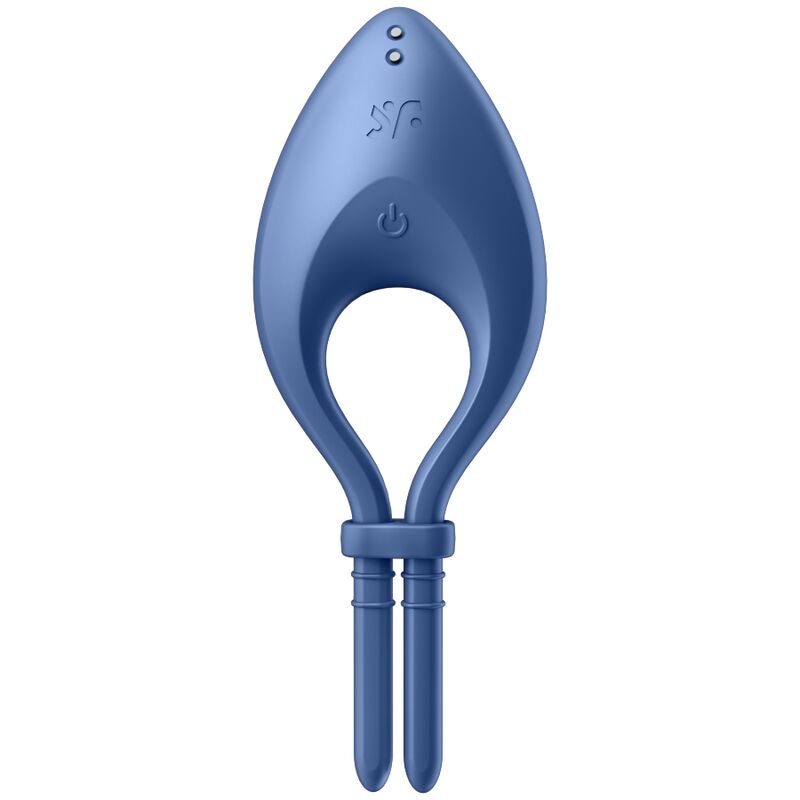 Satisfyer - Aplicativo Vibrador De Anel Bullseye Azul