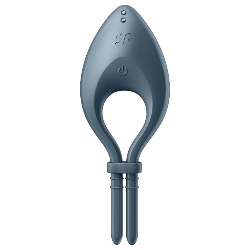 Satisfyer - Aplicativo Vibrador De Anel Bullseye Cinza