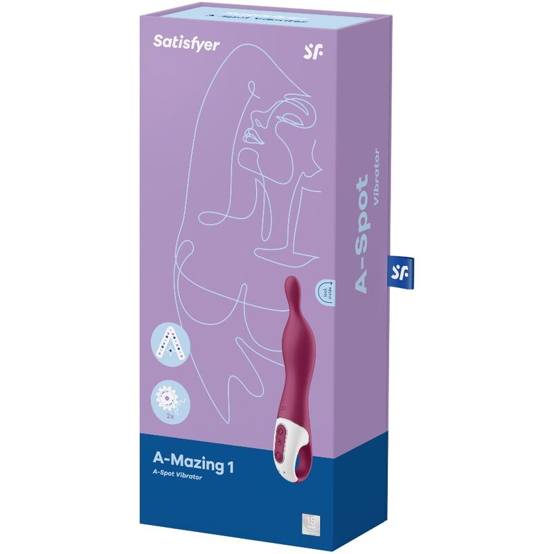 Satisfyer - Vibrador Amazing 1 Aspot Berry