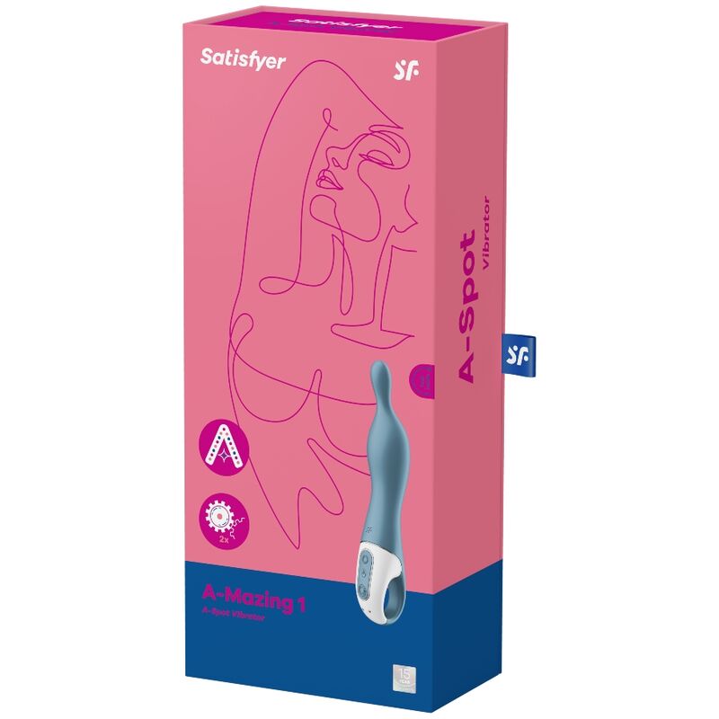 Satisfyer - Vibrador Amazing 1 Aspot Azul