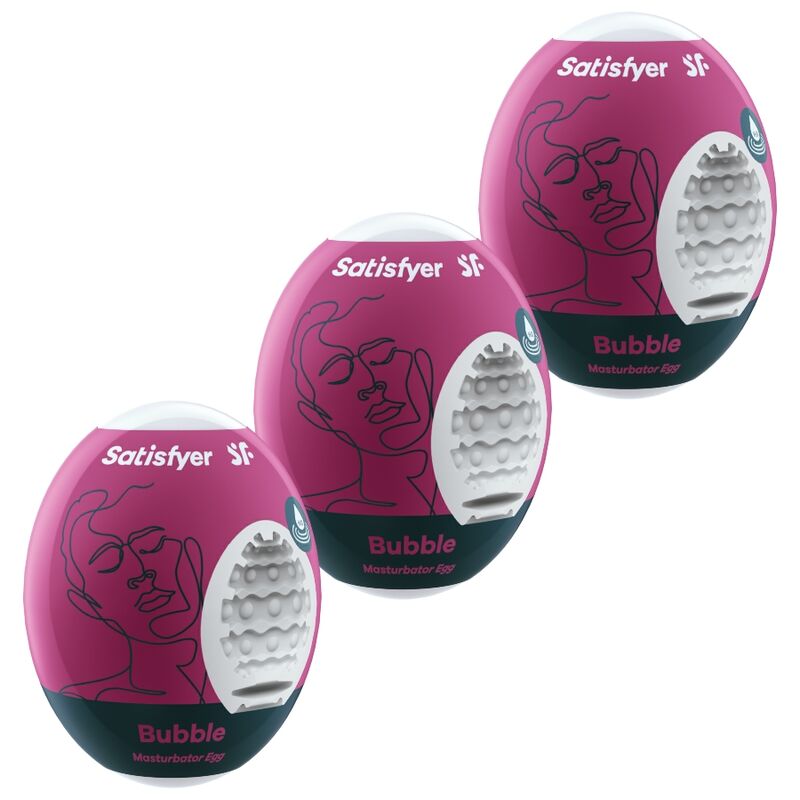 Satisfyer - 3 Ovos Masturbador Burbuja