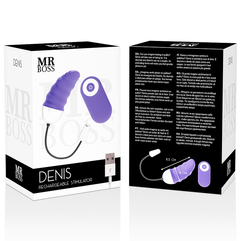 MR BOSS - DENIS OVO COM CONTROLO REMOTO - Sex Shop Sexy