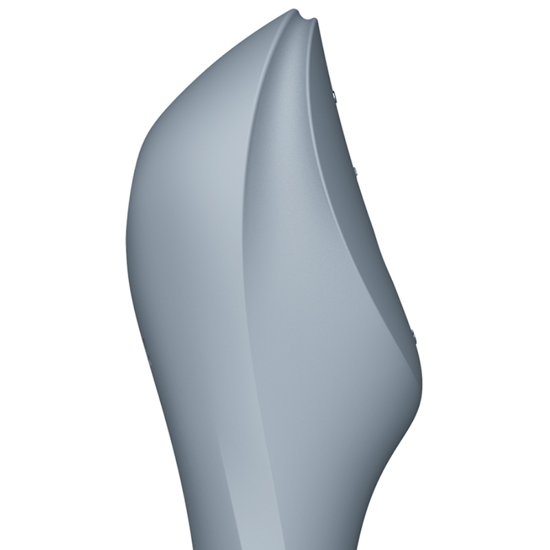 SATISFYER - VIBRADOR DE PULSO DE AR ​​CURVY TRINITY 3 CINZA