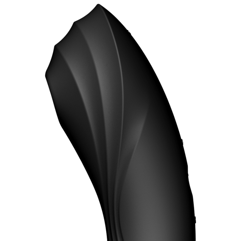 SATISFYER - VIBRADOR DE PULSO DE AR ​​CURVY TRINITY 4 PRETO