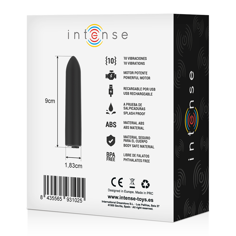 INTENSO - BALA VIBRANTE 10 PADRÕES