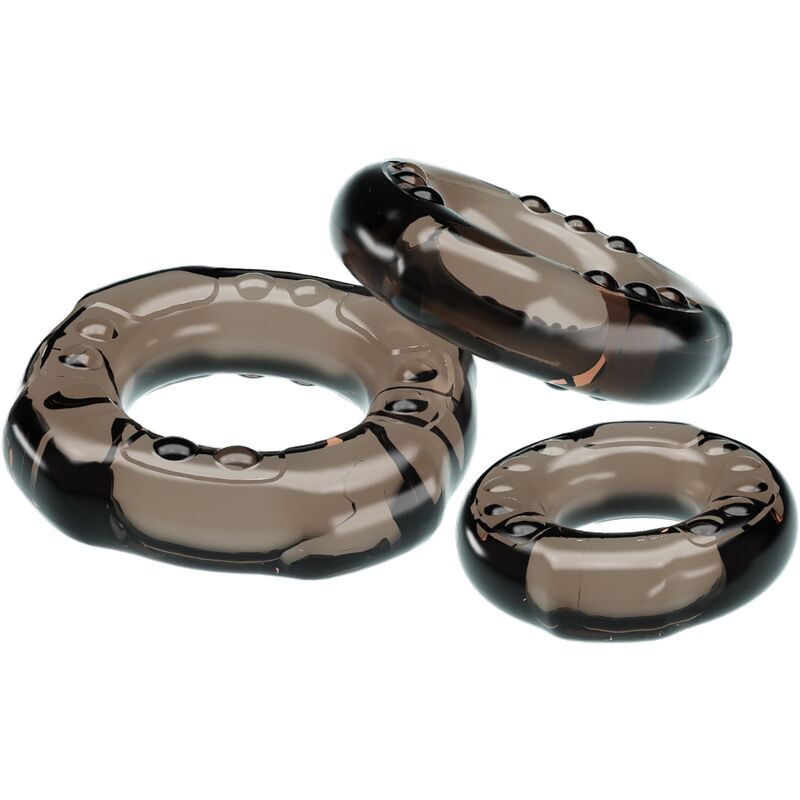 BAILE - ANILLOS PARA EL PENE YVONNE CONJUNTO 3 ANÉIS PARA PÉNIS