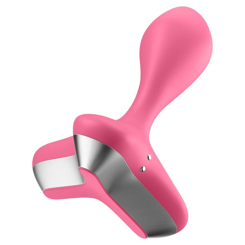 SATISFYER - GAME CHANGER PLUG COM VIBRAÇÃO ROSA