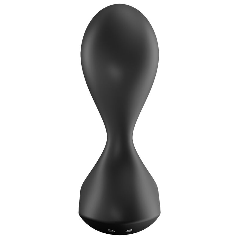 Satisfyer - Aplicativo de Plugue Vibratório Sweet Seal Negro