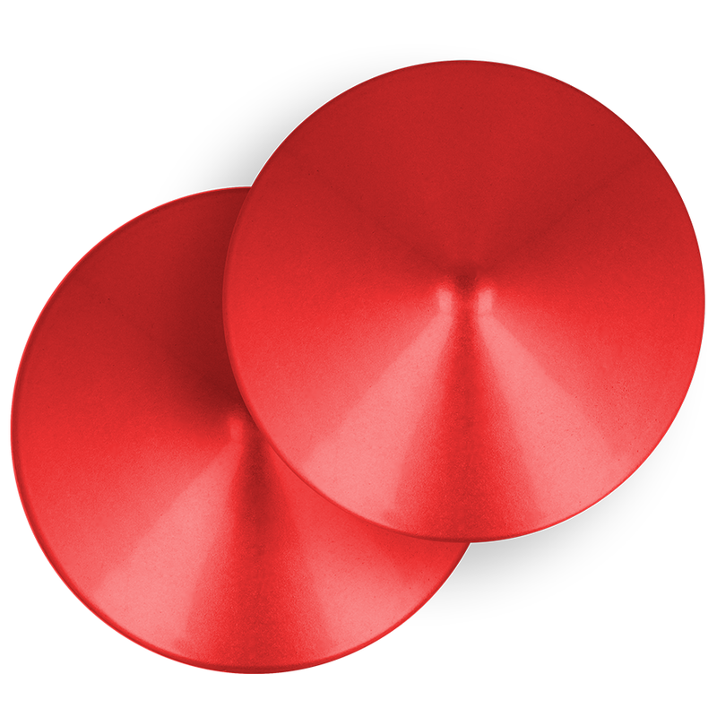 OHMAMA FETISH - COBRE MAMILOS CÍRCULO VERMELHO