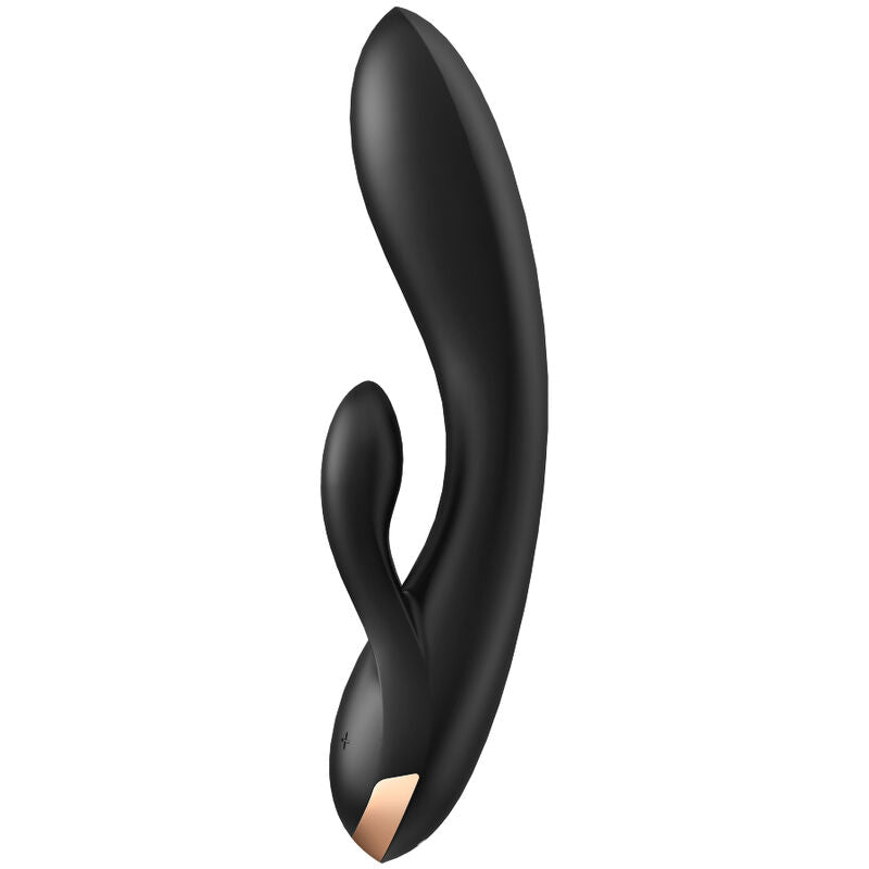 Vibrador Satisfyer Double Flex con aplicación - Blanco