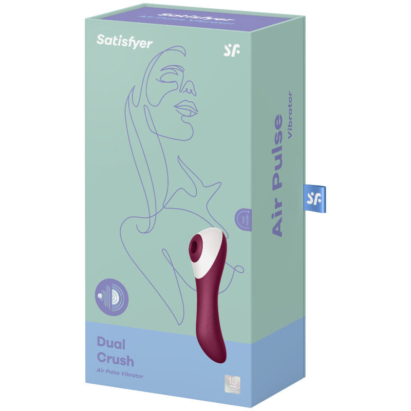 SATISFYER - DUAL CRUSH ESTIMULADOR E VIBRADOR