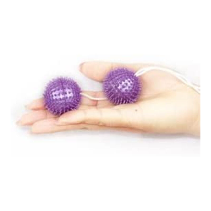 BAILE - BOLAS TEXTURADAS DE PRAZER ROXO 3.60 CM