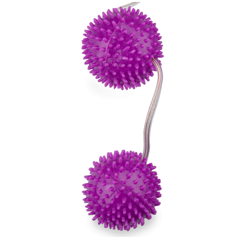BAILE - BOLAS TEXTURADAS DE PRAZER ROXO 3.60 CM