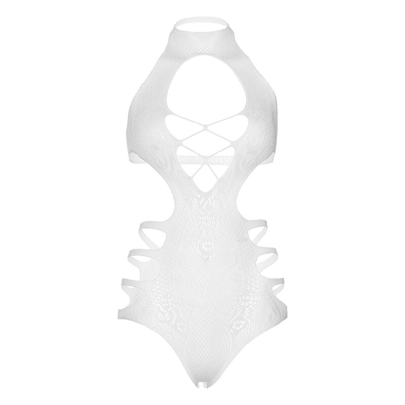 LEG AVENUE - BODY CORTE TIRAS TAMANHO ÚNICO - BRANCO