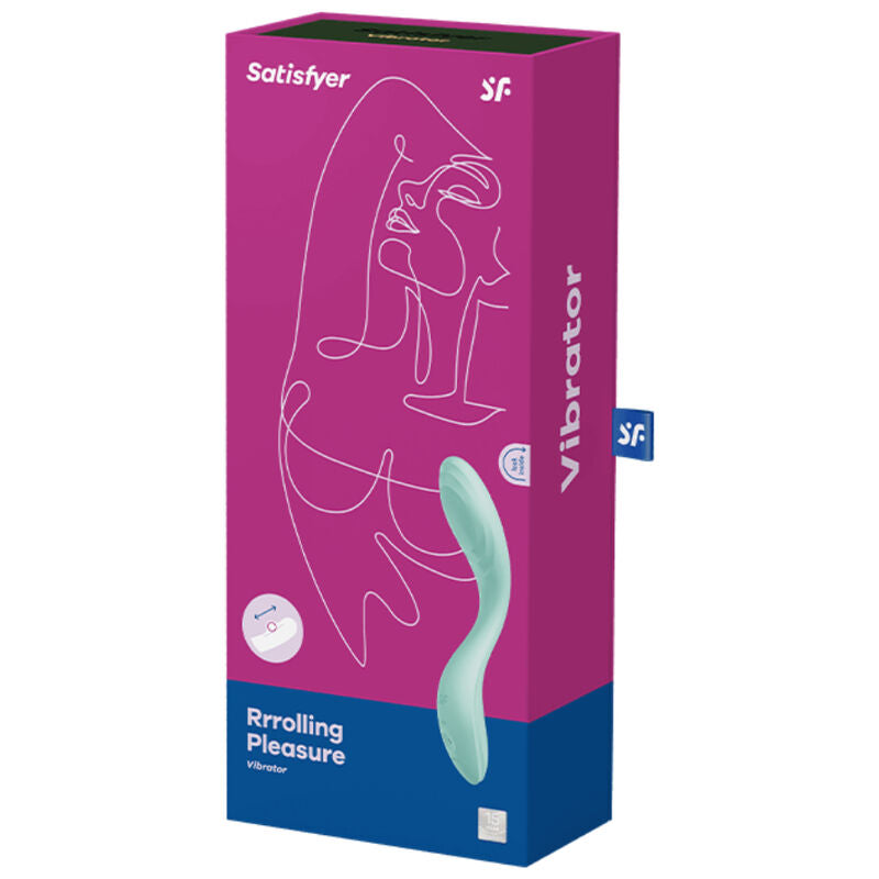 Satisfyer Vibrador Rolling Pleasure Punto G Verde