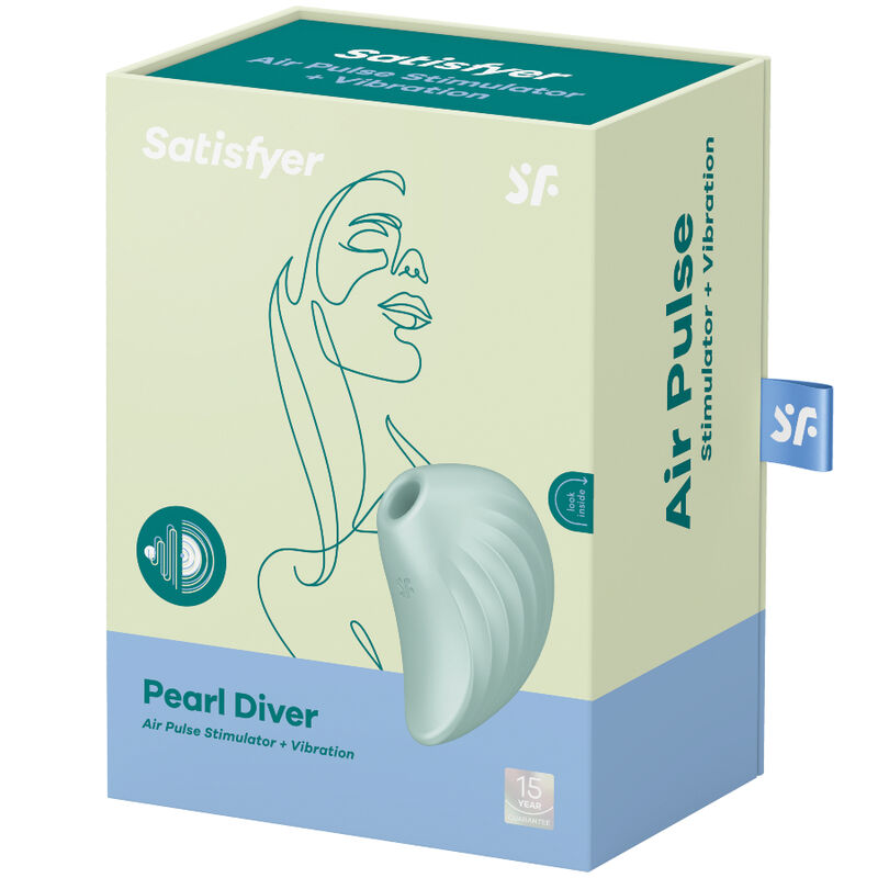 Satisfyer - Pearl Diver Estimulador y Vibrador Violeta