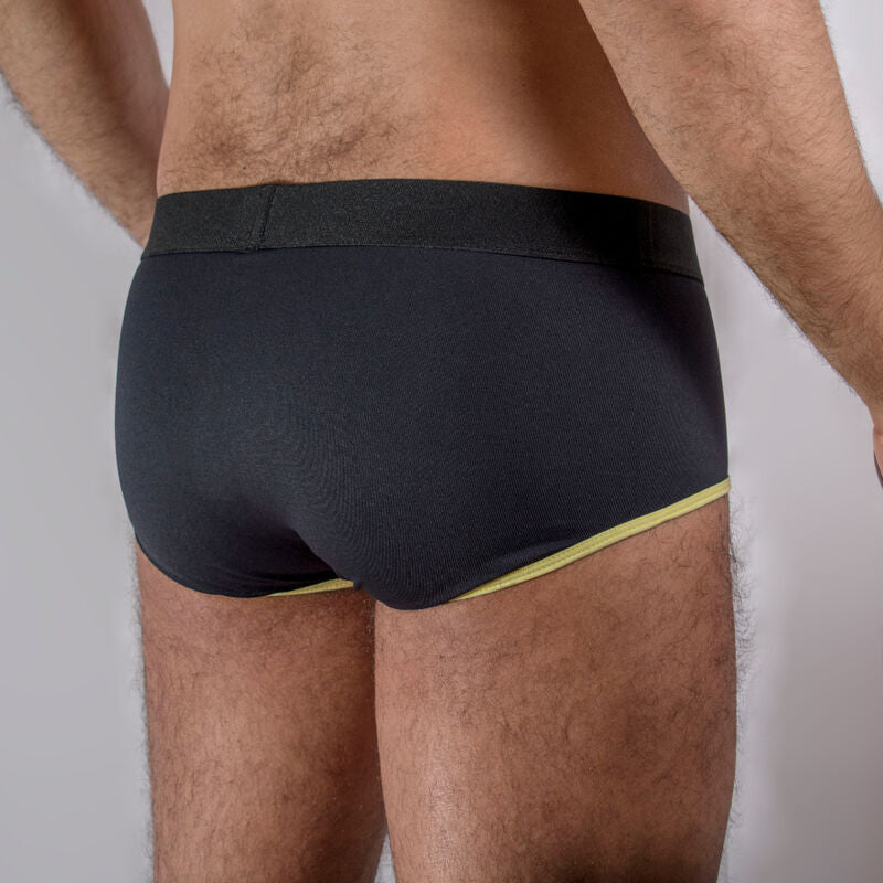 Macho - MS24A Cueca Breve Amarelo Escuro S