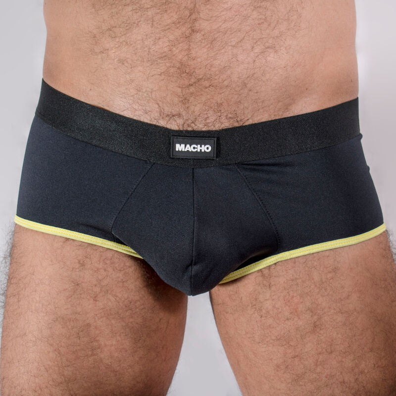Macho - MS24A Cueca Breve Amarelo Escuro S