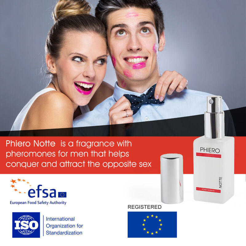 500 COSMÉTICOS - PERFUME DE PHIERO NOTTE COM FEROMONAS PARA HOMENS