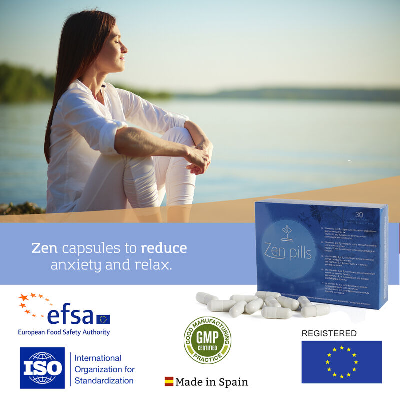 500 COSMETICS - ZEN PILLS CÁPSULAS RELAXAMENTO E REDUÇÃO DA ANSIEDADE - Sex Shop Sexy