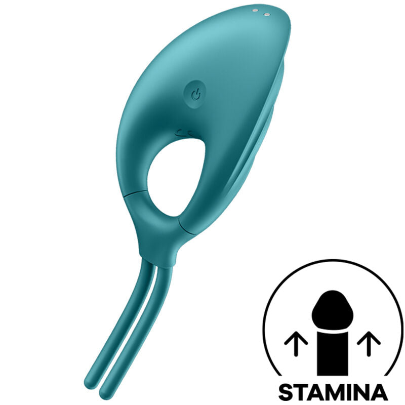 SATISFYER - SWORDSMAN ANEL VIBRADOR VERDE