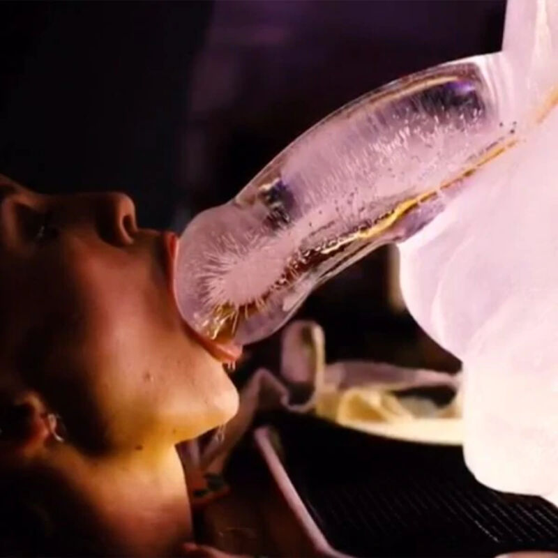 PLAY WIV ME - LUGE CON MOLDE DE HIELO PARA PENE ENORME