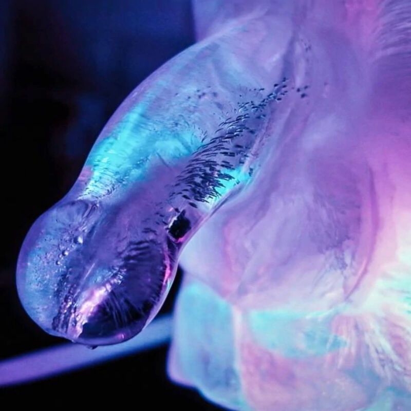 PLAY WIV ME - LUGE CON MOLDE DE HIELO PARA PENE ENORME