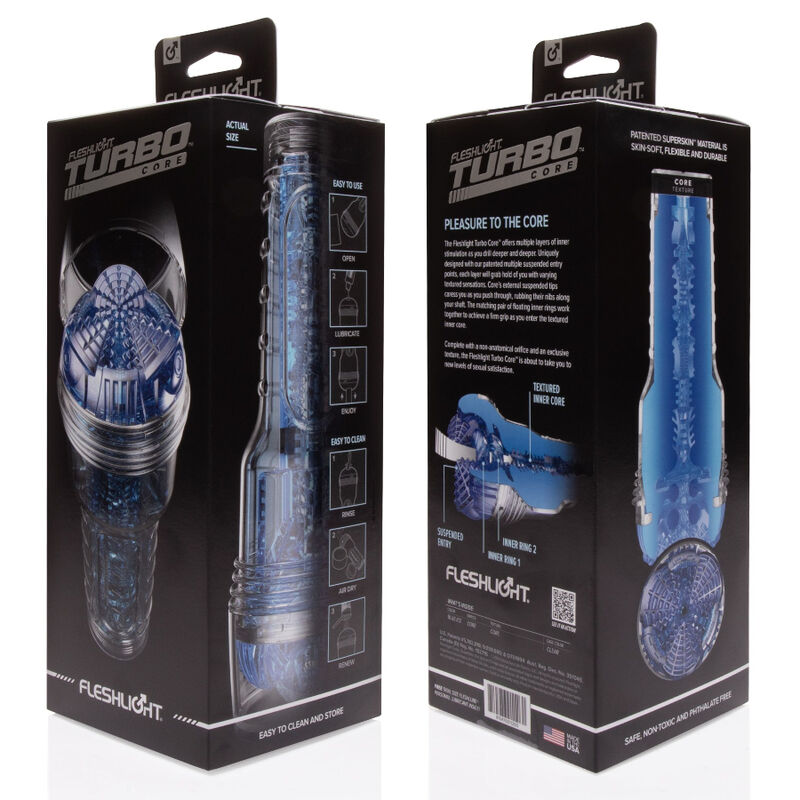 Fleshlight Turbo Core Azul Gelo