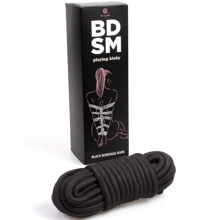 SECRETPLAY - CORDA BONDAGE PRETA BDSM COLLECTION