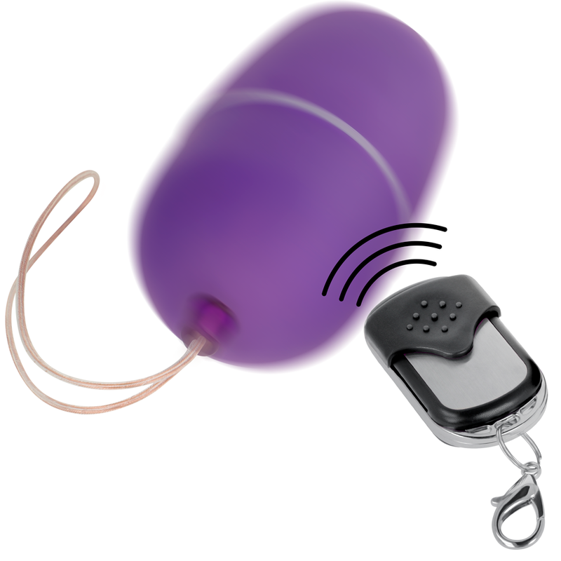 ONLINE - OVO VIBRANTE COM CONTROLE REMOTO M LILA