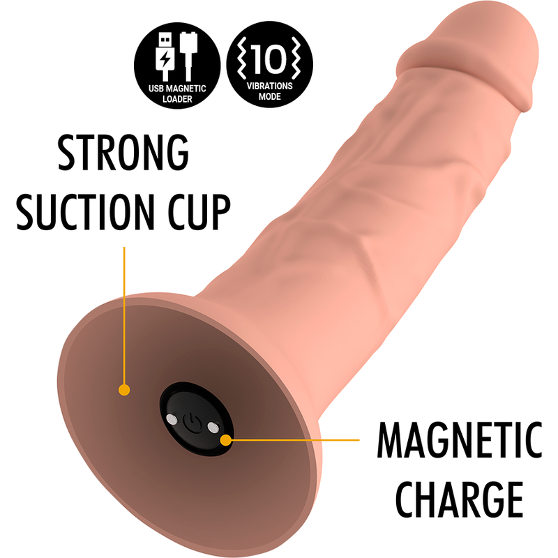 MITOLOGÍA - ASHER ORIGINAL DILDO S - VIBRADOR COMPATÍVEL COM A TECNOLOGIA WATCHME WIRELESS
