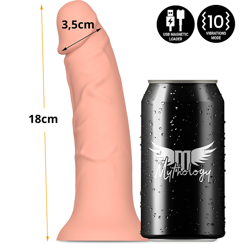 MITOLOGÍA - ASHER ORIGINAL DILDO S - VIBRADOR COMPATÍVEL COM A TECNOLOGIA WATCHME WIRELESS