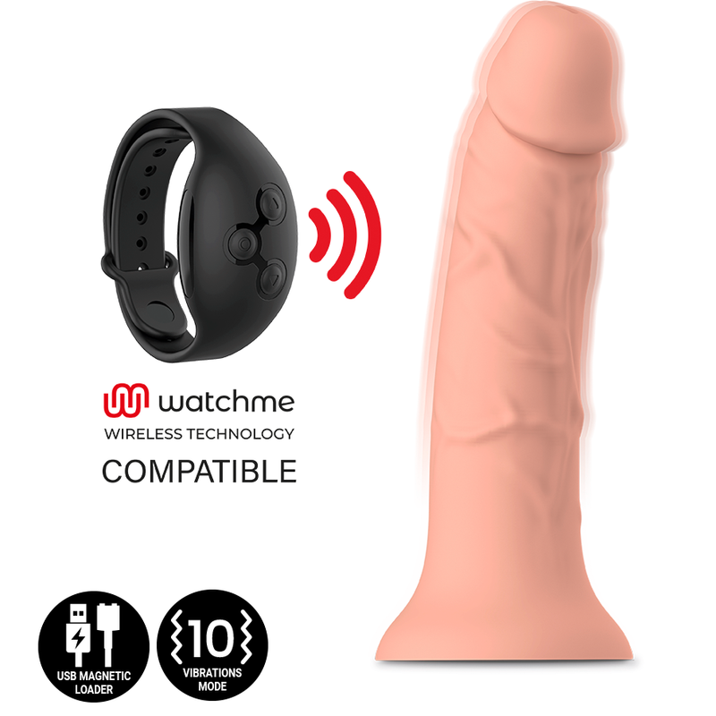 MITOLOGÍA - ASHER ORIGINAL DILDO M - VIBRADOR COMPATÍVEL COM A TECNOLOGIA WATCHME WIRELESS