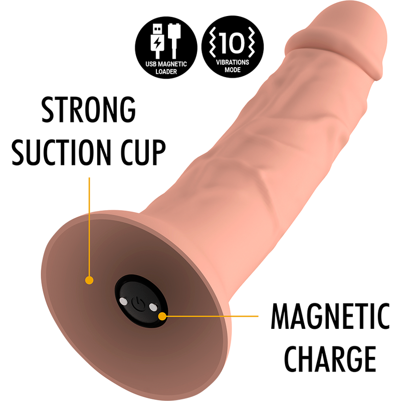 MITOLOGÍA - ASHER ORIGINAL DILDO M - VIBRADOR COMPATÍVEL COM A TECNOLOGIA WATCHME WIRELESS