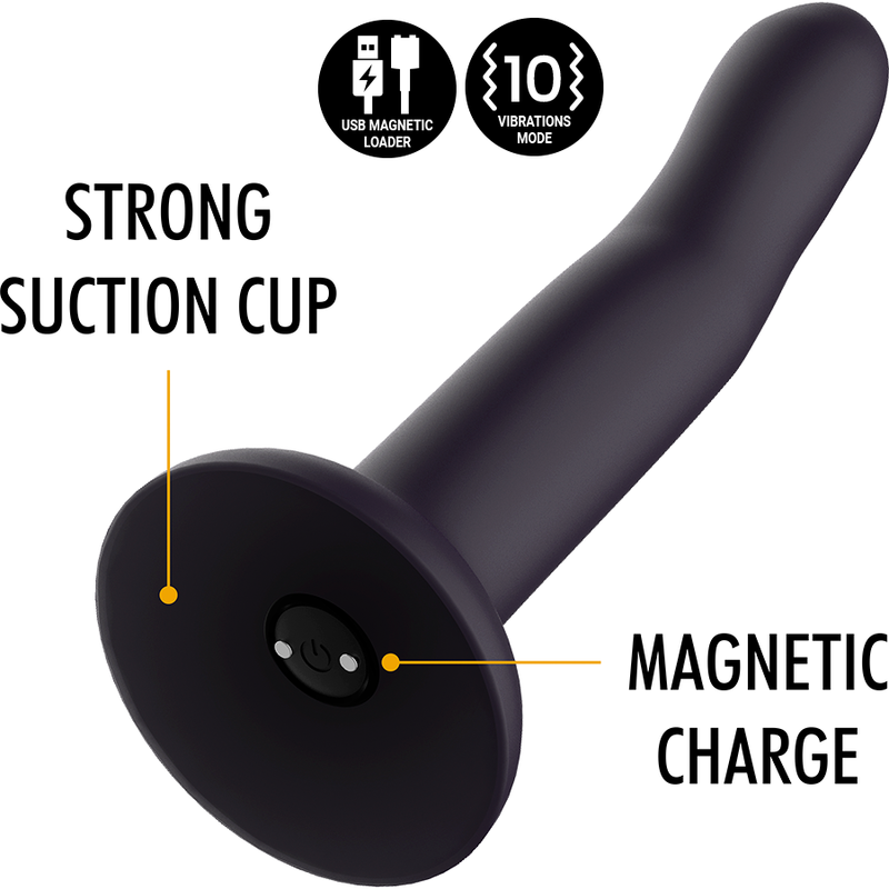 Mitologia - Duman Mystic Consolador M - Vibrador Compatível Com A Tecnologia Watchme Wireless