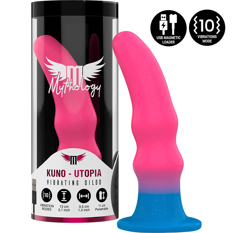 Mythology - Kuno Utopia Consolador S - Vibrador Watchme Tecnologia Sem Fio Compatível