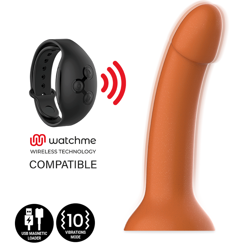 MITOLOGÍA - RUNE ROYAL DILDO M - VIBRADOR WATCHME TECNOLOGIA SEM FIO COMPATÍVEL