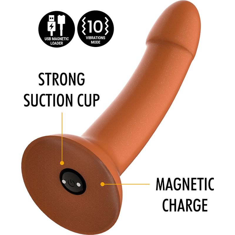 MITOLOGÍA - RUNE ROYAL DILDO M - VIBRADOR WATCHME TECNOLOGIA SEM FIO COMPATÍVEL