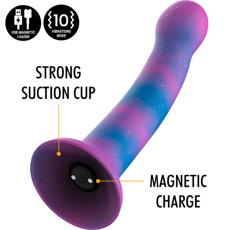 MITOLOGÍA - DION GALACTIC DILDO S - VIBRADOR WATCHME TECNOLOGIA SEM FIO COMPATÍVEL