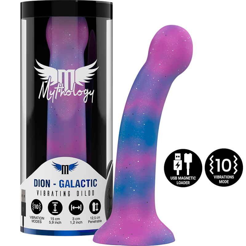 MITOLOGÍA - DION GALACTIC DILDO S - VIBRADOR WATCHME TECNOLOGIA SEM FIO COMPATÍVEL