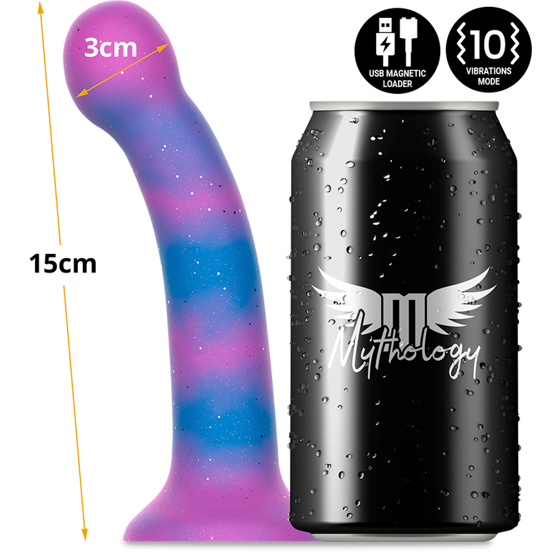 MITOLOGÍA - DION GALACTIC DILDO S - VIBRADOR WATCHME TECNOLOGIA SEM FIO COMPATÍVEL