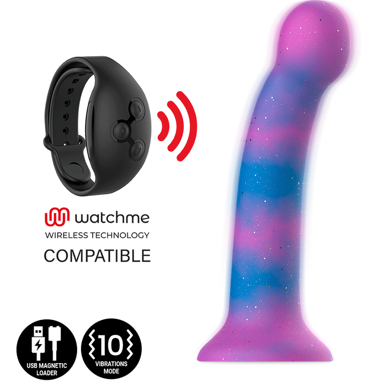 MITOLOGÍA - DION GALACTIC DILDO S - VIBRADOR WATCHME TECNOLOGIA SEM FIO COMPATÍVEL