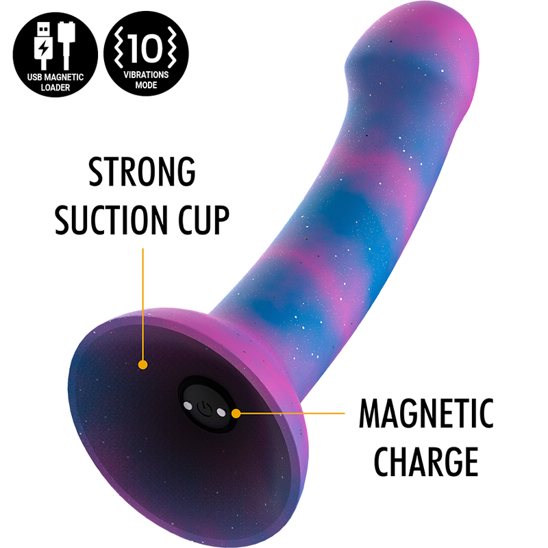 Mitología - Dion Galactic Consolador M - Vibrador Watchme Tecnologia Sem Fio Compatível