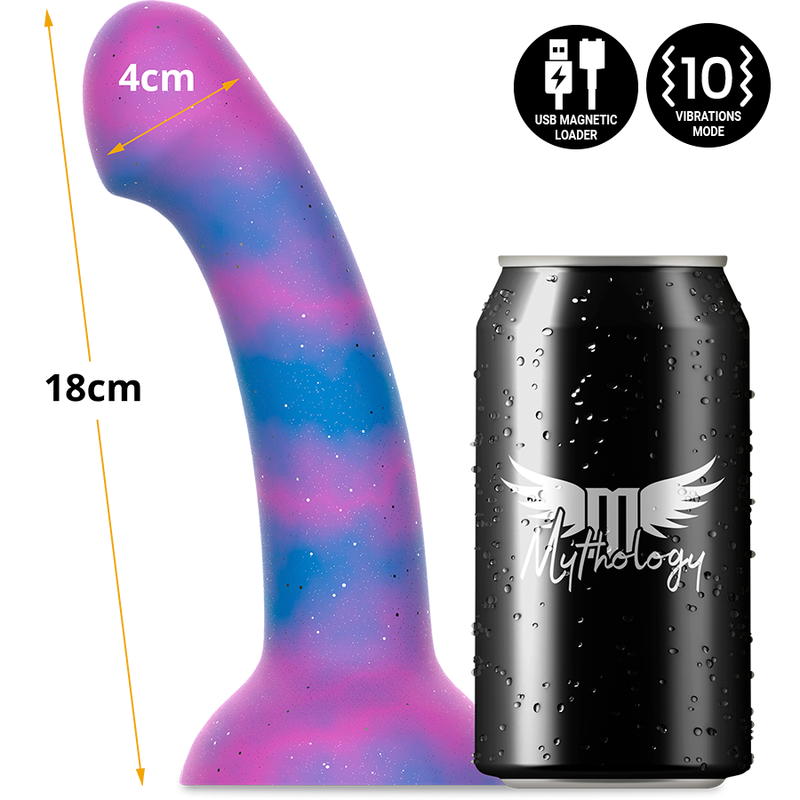 Mitología - Dion Galactic Consolador M - Vibrador Watchme Tecnologia Sem Fio Compatível