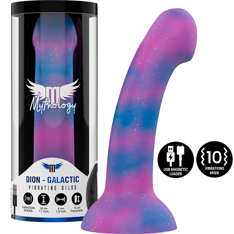 Mitología - Dion Galactic Consolador M - Vibrador Watchme Tecnologia Sem Fio Compatível