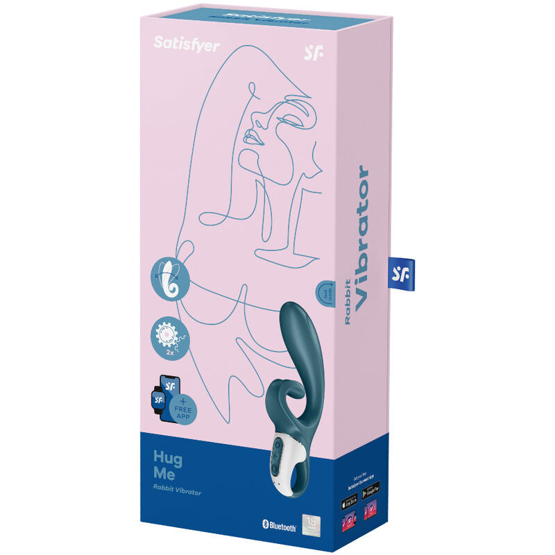 Satisfyer - Hug Me Vibrador Conejo Azul